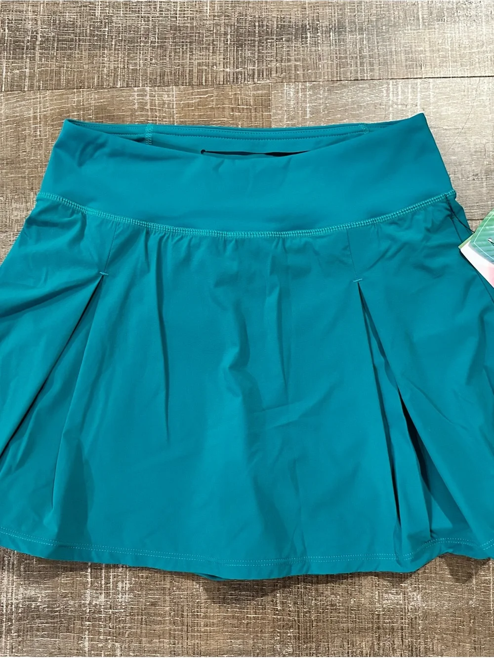 Mono B Teal Circle Skater Skirt